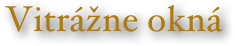 Vitrážne okná