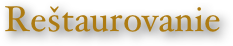 Reštaurovanie